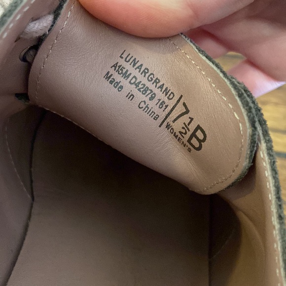 Cole Haan LunarGrand Grey Wingtip Suede Shoes - Picture 6 of 6